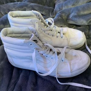 white high top vans